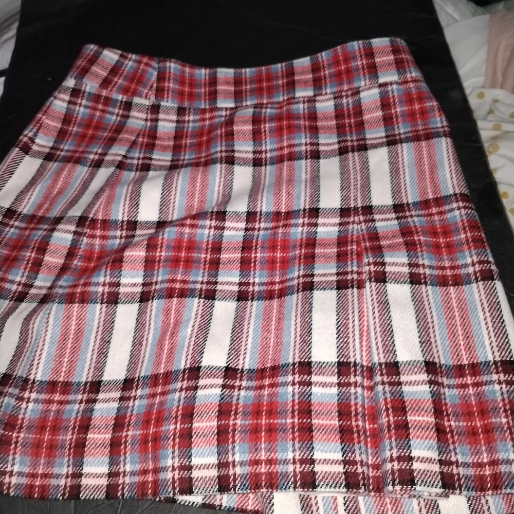 j. crew wool nello gori plaid skirt NWT